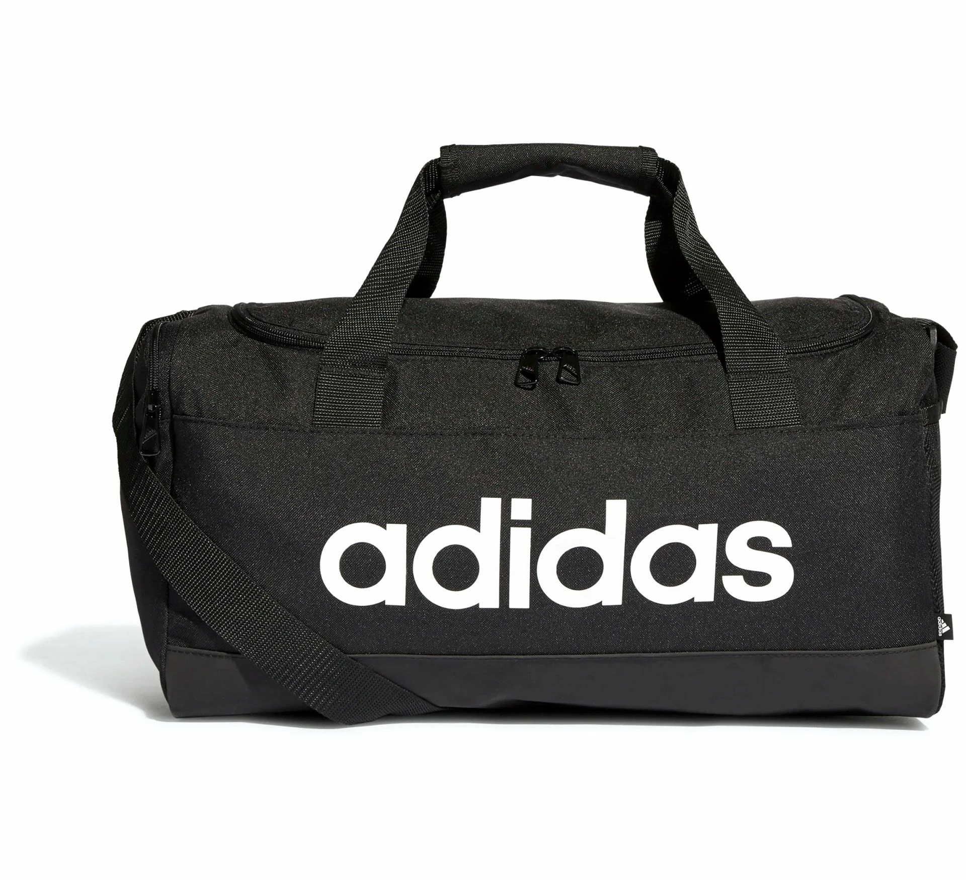 Adidas Essentials Logo Duffeltasche XS Schwarz - Weiß 3 Adidas Essentials Logo Duffeltasche XS Schwarz - Weiß