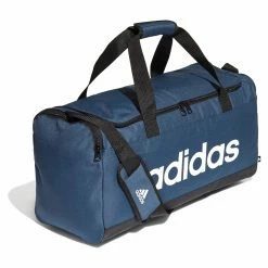 Adidas Linear Dufflebag M Blauw - Zwart - Wit -PUMA-Shop Adidas Linear Dufflebag M 3 2201261339