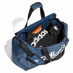 Adidas Linear Dufflebag M Blauw - Zwart - Wit -PUMA-Shop Adidas Linear Dufflebag M 4 2201261339