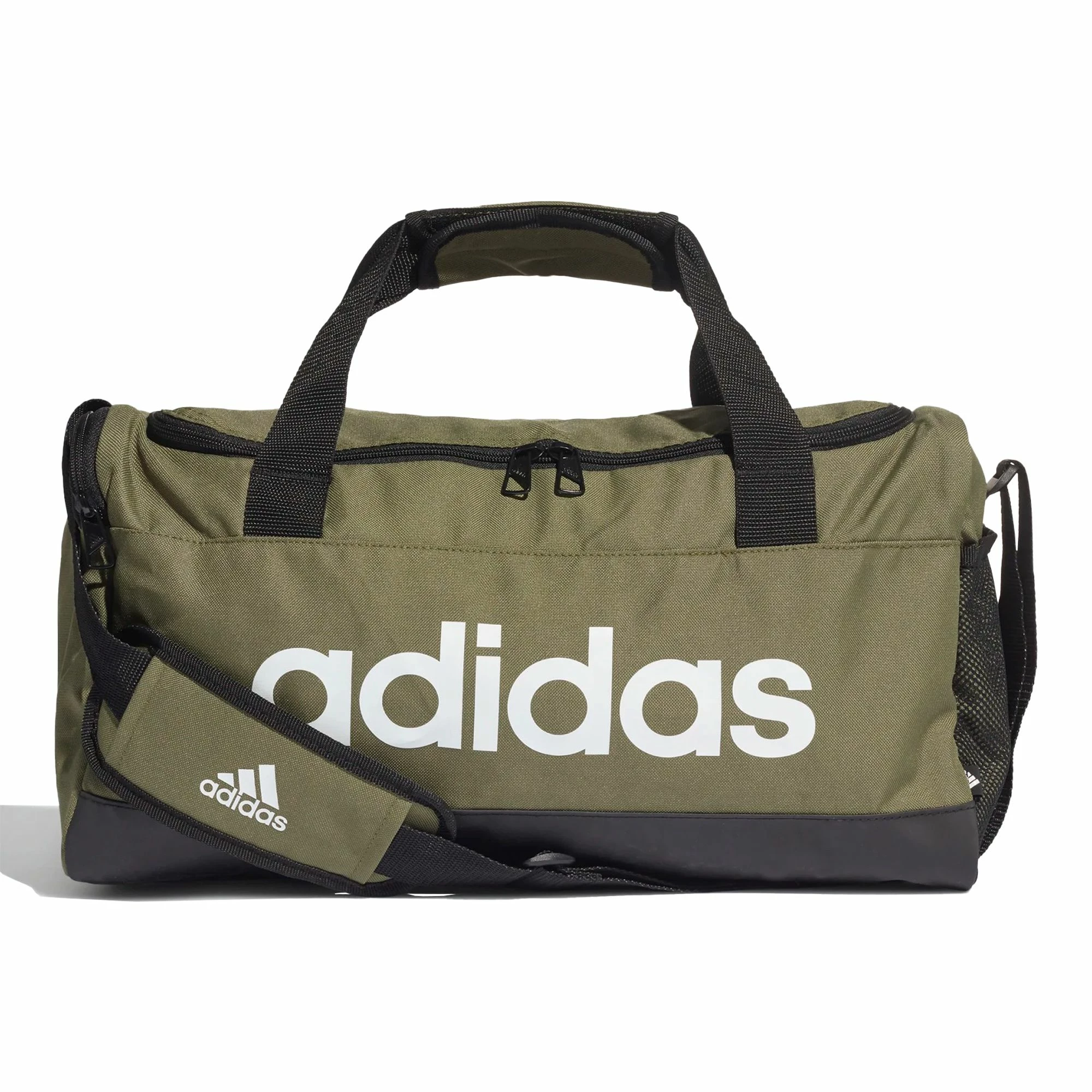 Adidas Linear Dufflebag S Grün - Schwarz - Weiß 3 Adidas Linear Dufflebag S Grün - Schwarz - Weiß
