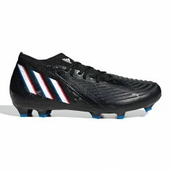 Adidas Predator Edge.2 FG Fußballschuhe Herren Schwarz - Weiß - Blau - Rot