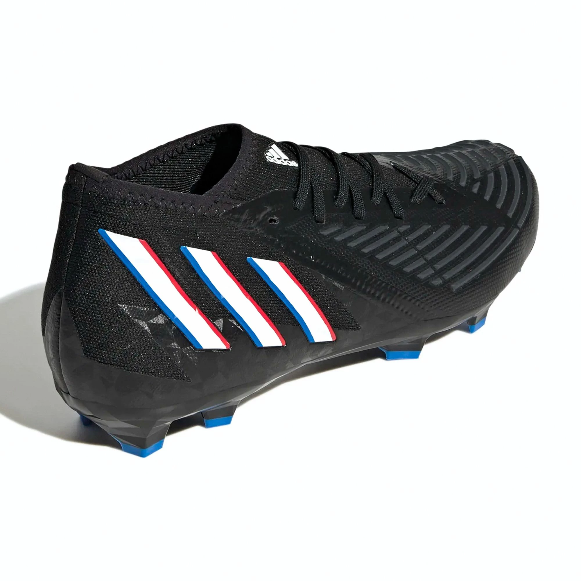 Adidas Predator Edge.2 FG Fußballschuhe Herren Schwarz - Weiß - Blau - Rot 5 Adidas Predator Edge.2 FG Fußballschuhe Herren Schwarz - Weiß - Blau - Rot – Bild 3