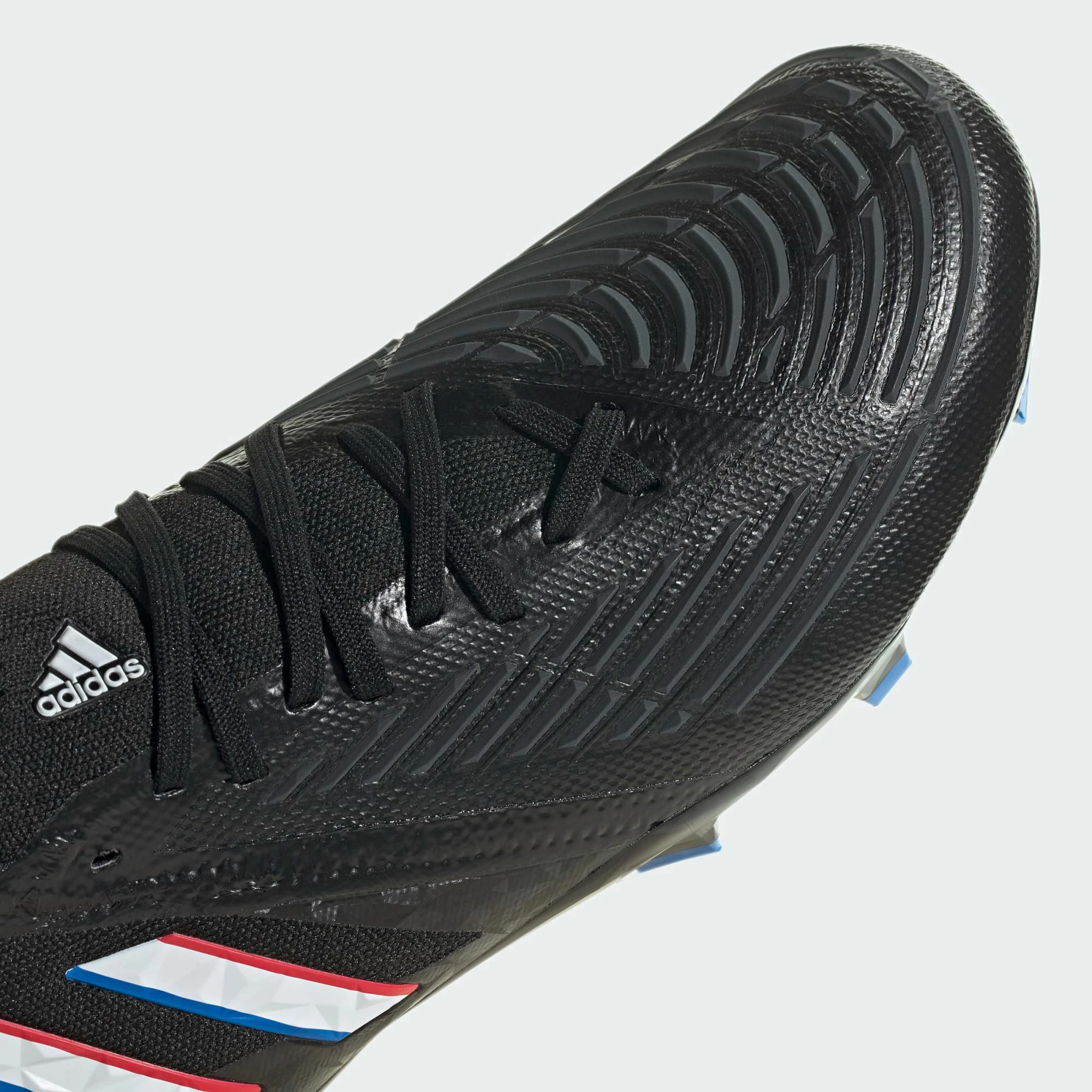 Adidas Predator Edge.2 FG Fußballschuhe Herren Schwarz - Weiß - Blau - Rot 9 Adidas Predator Edge.2 FG Fußballschuhe Herren Schwarz - Weiß - Blau - Rot – Bild 7