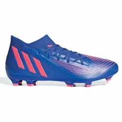 Adidas Predator Edge.3 FG Fußballschuhe Herren Blau - Rot/rosa