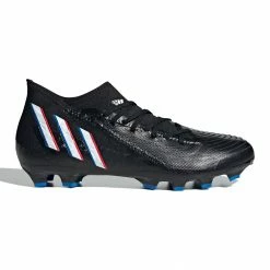 Adidas Predator Edge.3 MG Fußballschuhe Herren Schwarz - Blau - Weiß