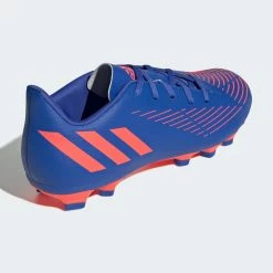Adidas Predator Edge.4 FxG Fußballschuhe Herren Blau - Rot/rosa -PUMA-Shop Adidas Predator Edge 4 FxG Voetbalschoenen Heren 3 2204261614