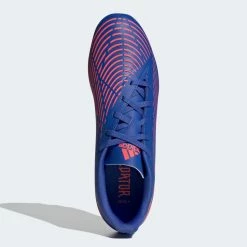 Adidas Predator Edge.4 FxG Fußballschuhe Herren Blau - Rot/rosa -PUMA-Shop Adidas Predator Edge 4 FxG Voetbalschoenen Heren 5 2204261614