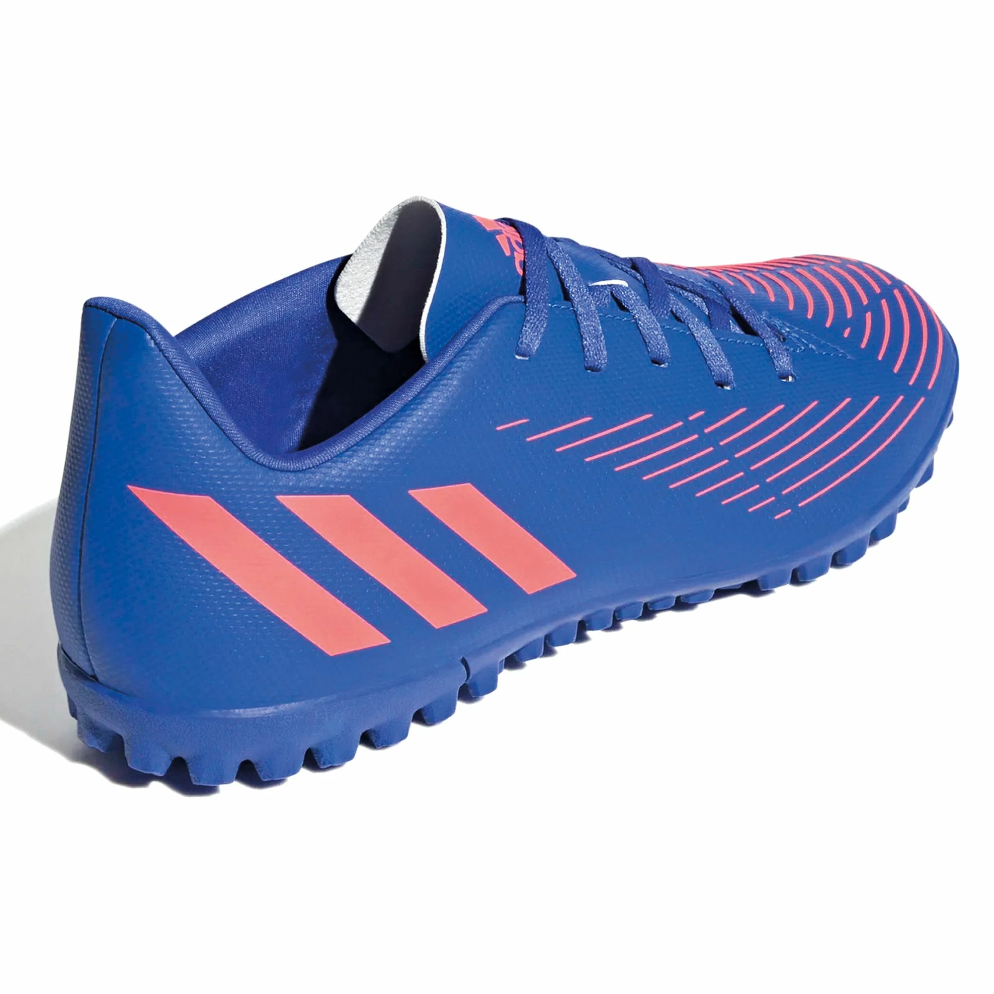 Adidas Predator Edge.4 TF Fußballschuhe Herren Blau - Rot/rosa – Bild 3