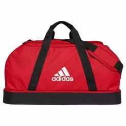 Adidas Tiro Dufflebag Bottom Compartment M Rot - Schwarz