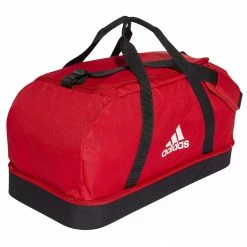 Adidas Tiro Dufflebag Bottom Compartment M Rot - Schwarz -PUMA-Shop Adidas Tiro Dufflebag Bottom Compartment M 3 10