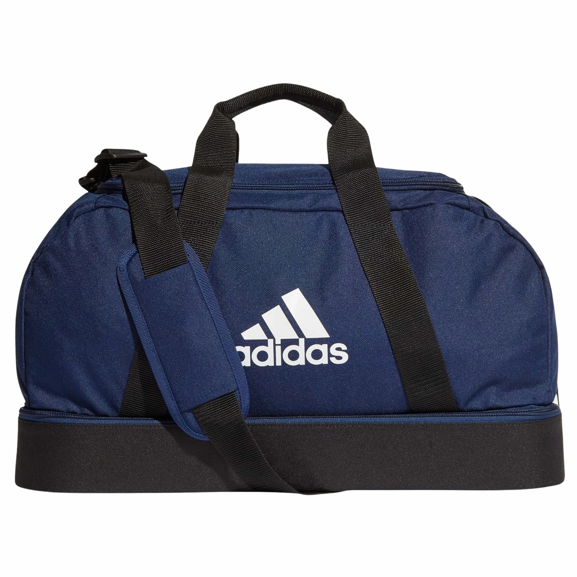 Adidas Tiro Dufflebag Bottom Compartment S Marine - Schwarz