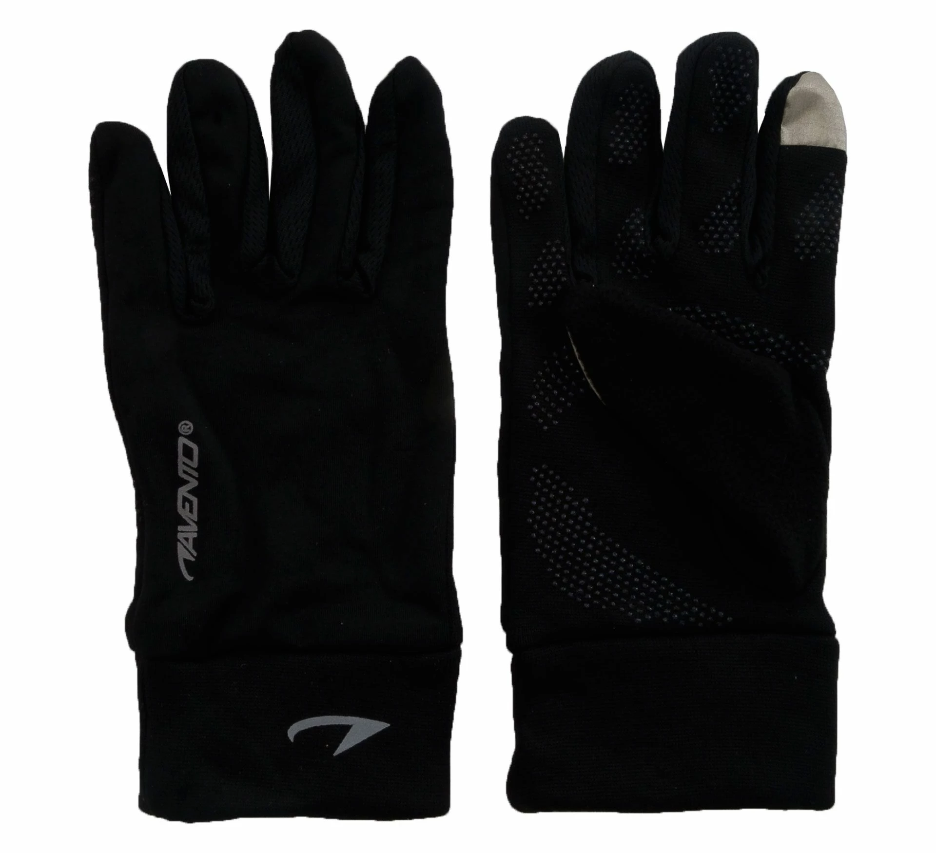 Avento Lauf Handschuhe Touch Schwarz 3 Avento Lauf Handschuhe Touch Schwarz
