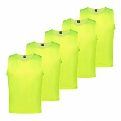 Ciclón Sports Training Bib (5-Pack) Gelb
