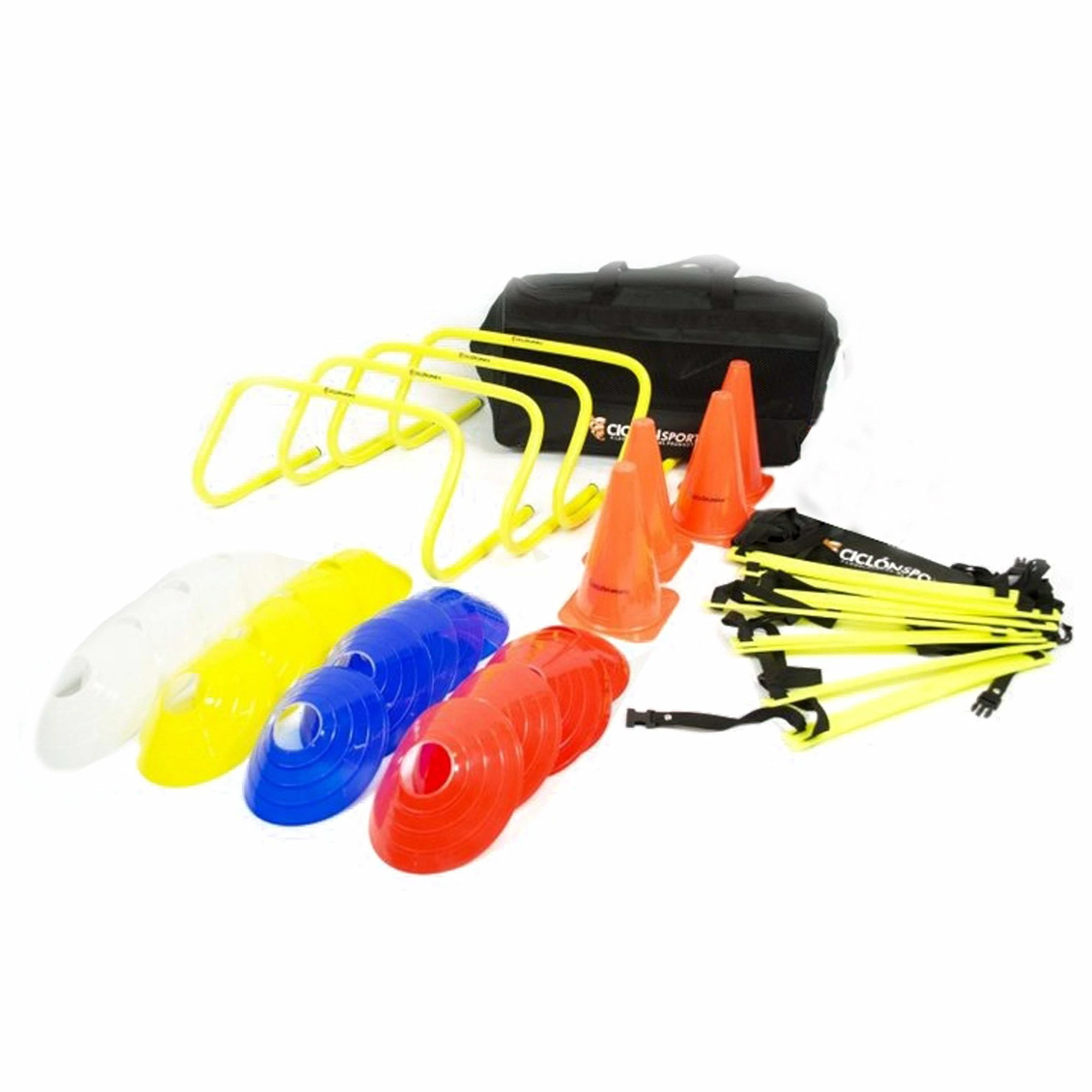 Ciclón Sports Trainingsset XL Gelb - Blau - Rot