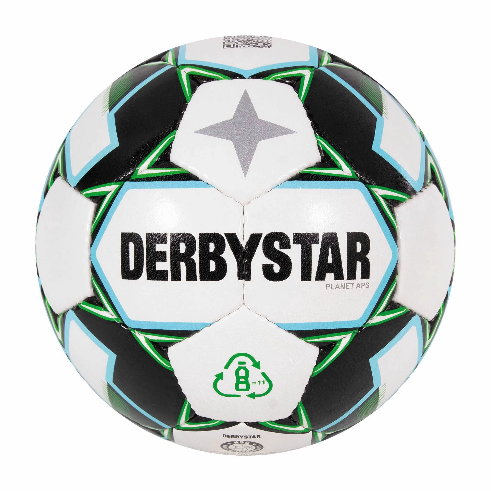 Derbystar Planet APS Fußball Grün - Weiß - Blau 7 Derbystar Planet APS Fußball Grün - Weiß - Blau – Bild 5
