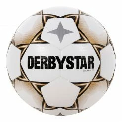 Derbystar Solaris TT Fußball Weiß - Schwarz - Gold