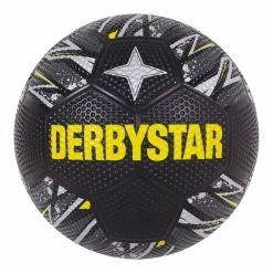 Derbystar Straßenfußball Schwarz - Silber - Gelb