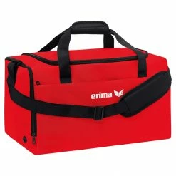 Erima Squad Sporttasche Small Rot - Schwarz