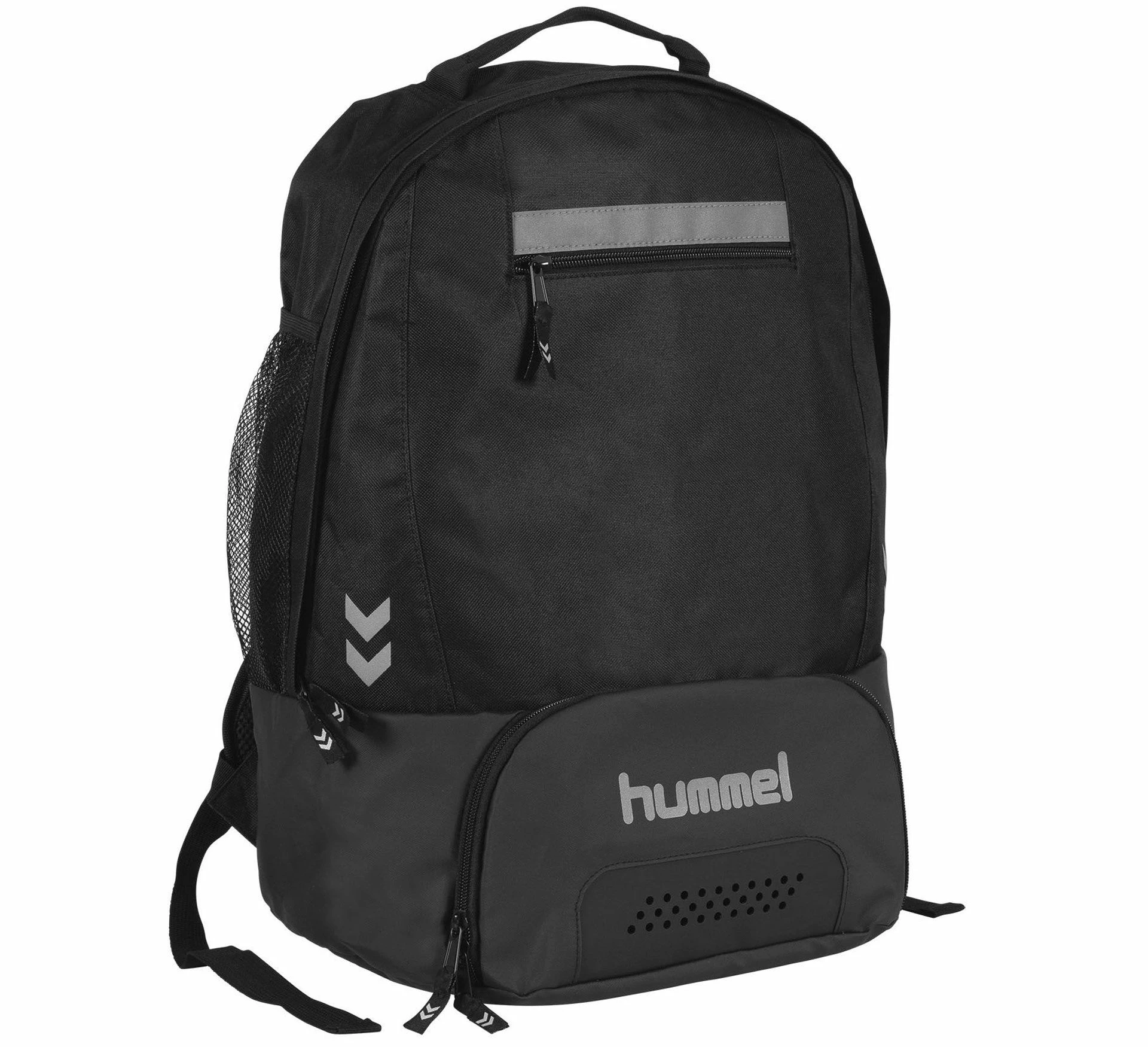 Hummel Leeston Sport Rucksack Schwarz - Weiß – Bild 3