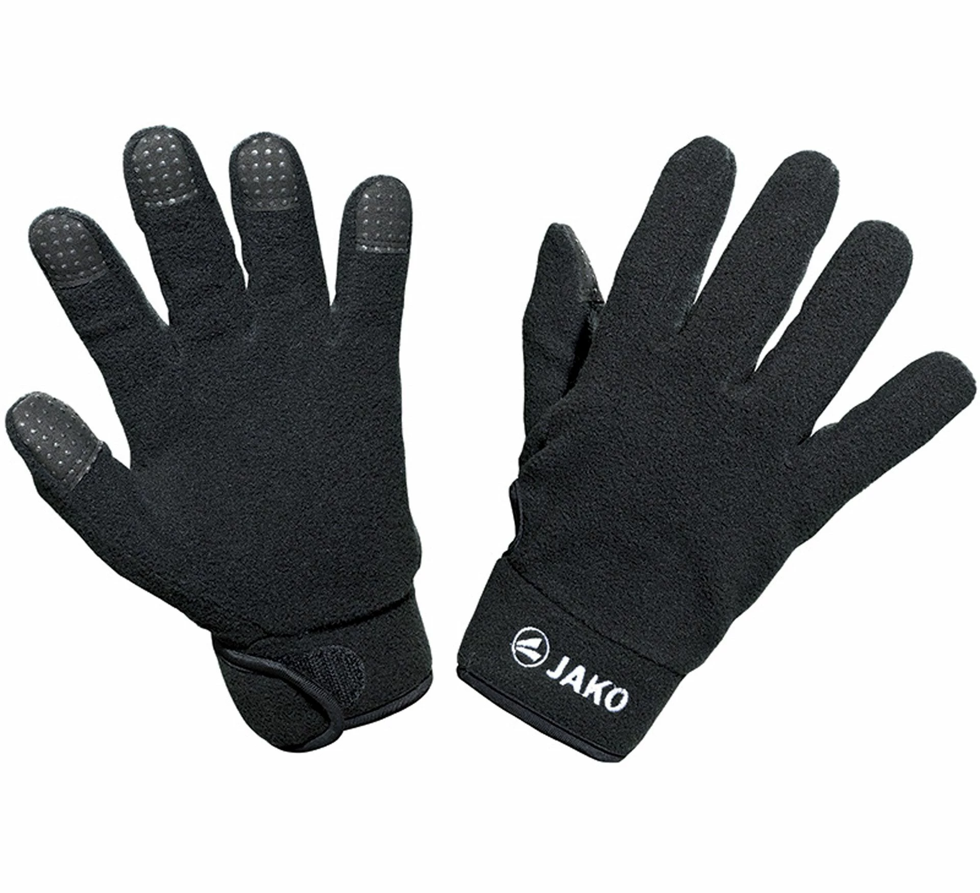 Jako Fleece Player Gloves Schwarz 3 Jako Fleece Player Gloves Schwarz