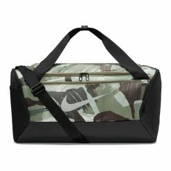 Nike Brasilia 9.5 Sporttasche S Grün Camouflage - Schwarz