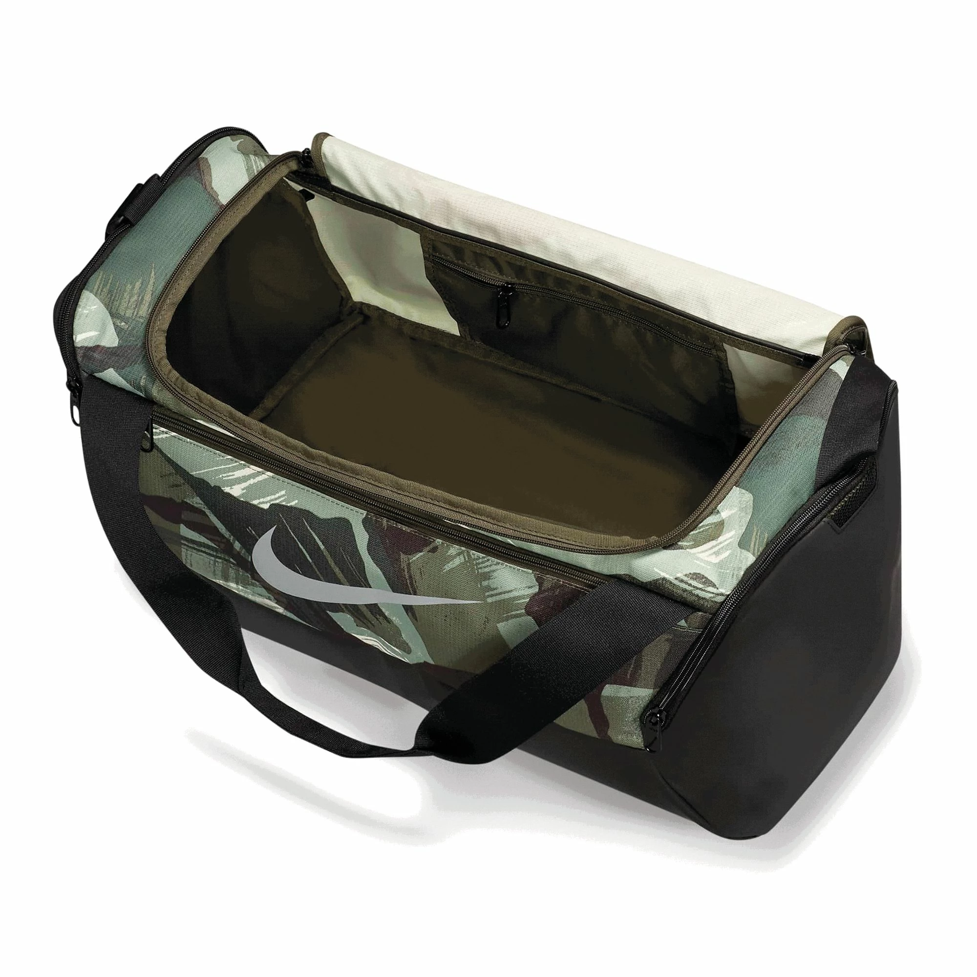 Nike Brasilia 9.5 Sporttasche S Grün Camouflage - Schwarz – Bild 4