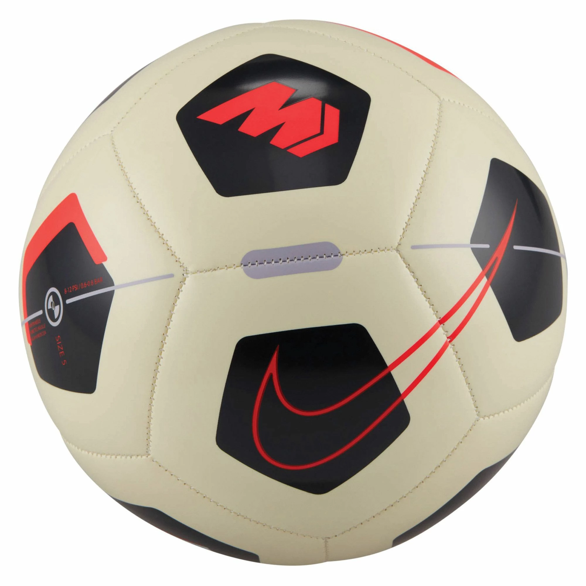 Nike Mercurial Fußball Beige - Schwarz - Rot 3 Nike Mercurial Fußball Beige - Schwarz - Rot