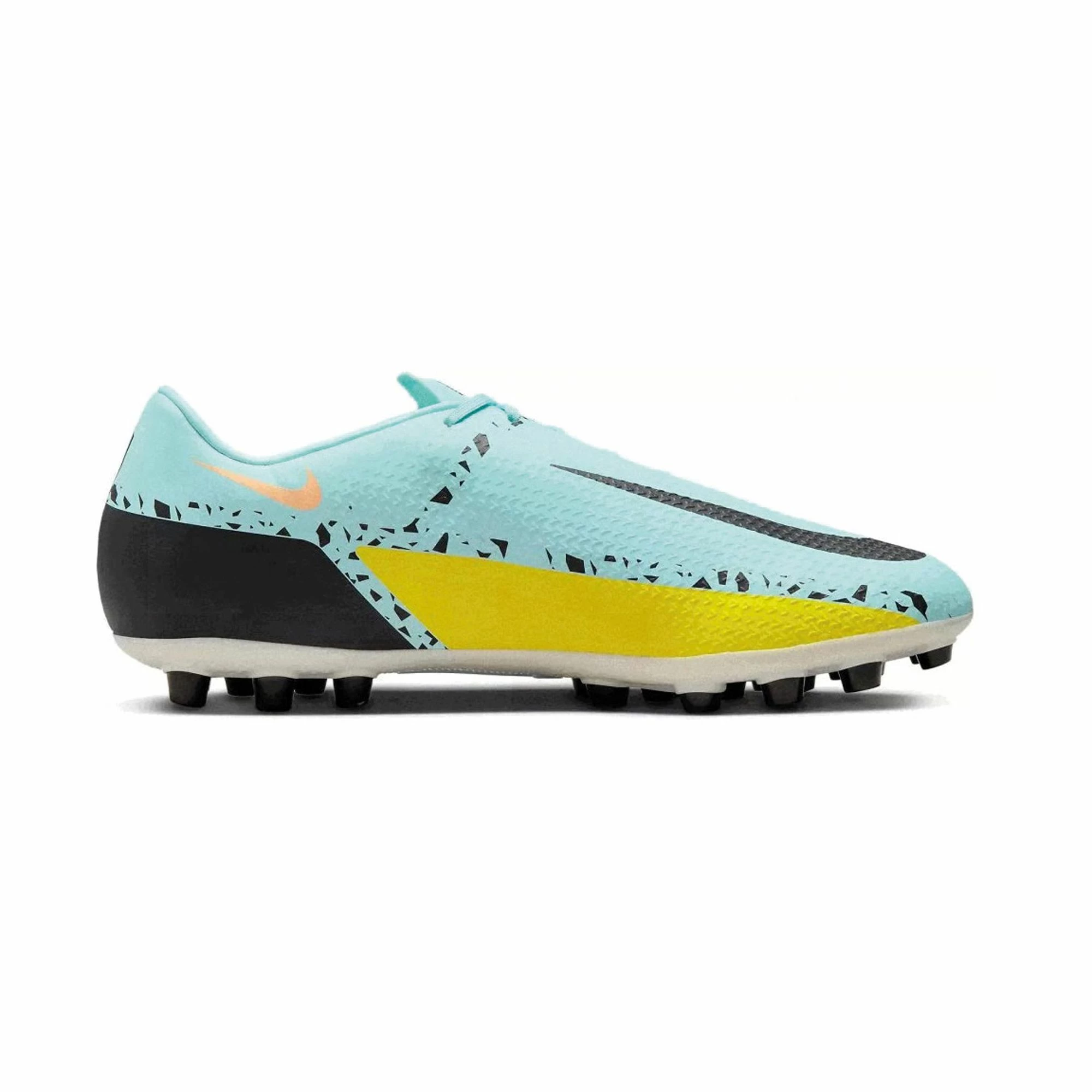Nike Phantom GT2 Academy AG Fußballschuhe Herren Hellblau - Gelb - Schwarz 4 Nike Phantom GT2 Academy AG Fußballschuhe Herren Hellblau - Gelb - Schwarz – Bild 2