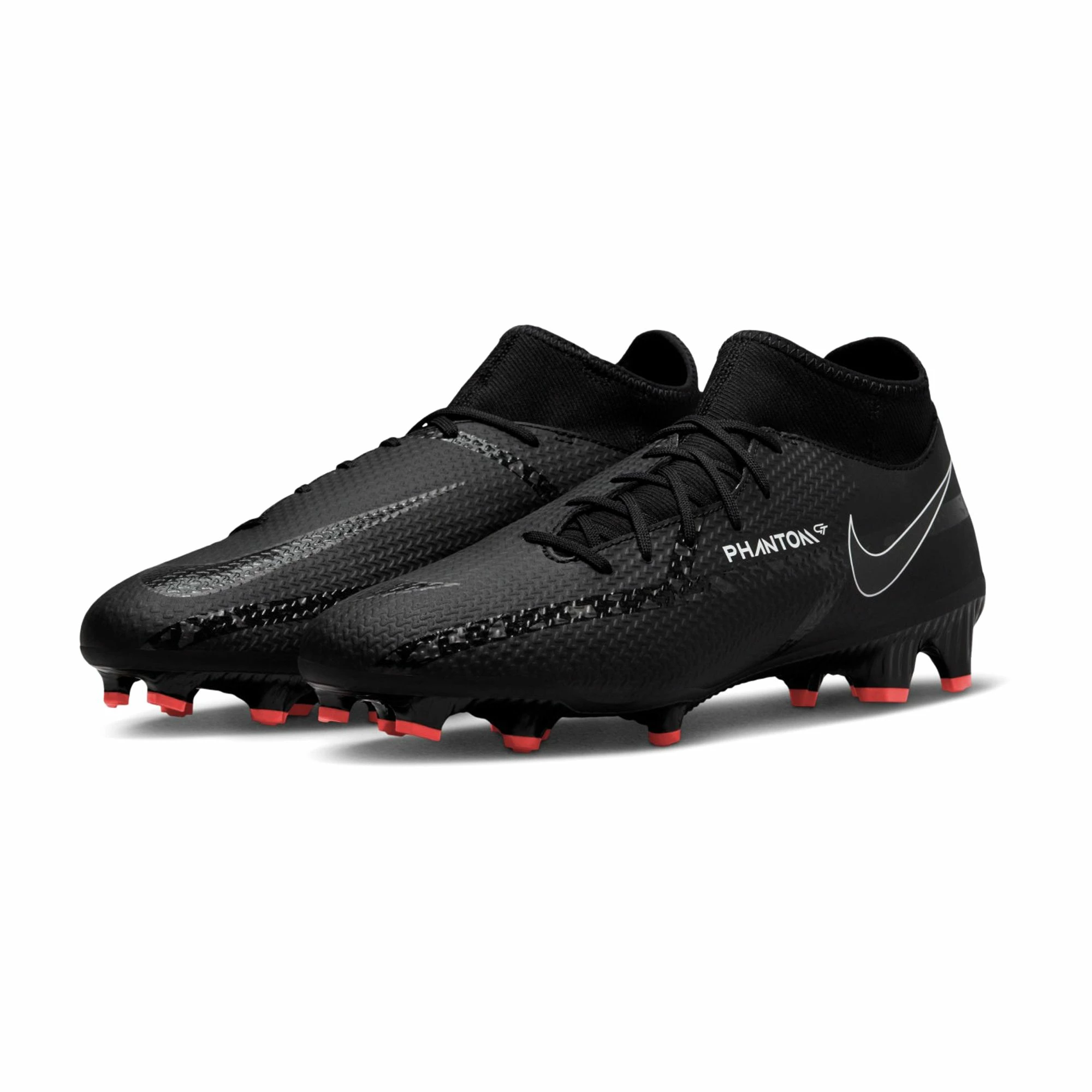 Nike Phantom GT2 Academy DF FG/MG Fußballschuhe Herren Schwarz - Rot 3 Nike Phantom GT2 Academy DF FG/MG Fußballschuhe Herren Schwarz - Rot