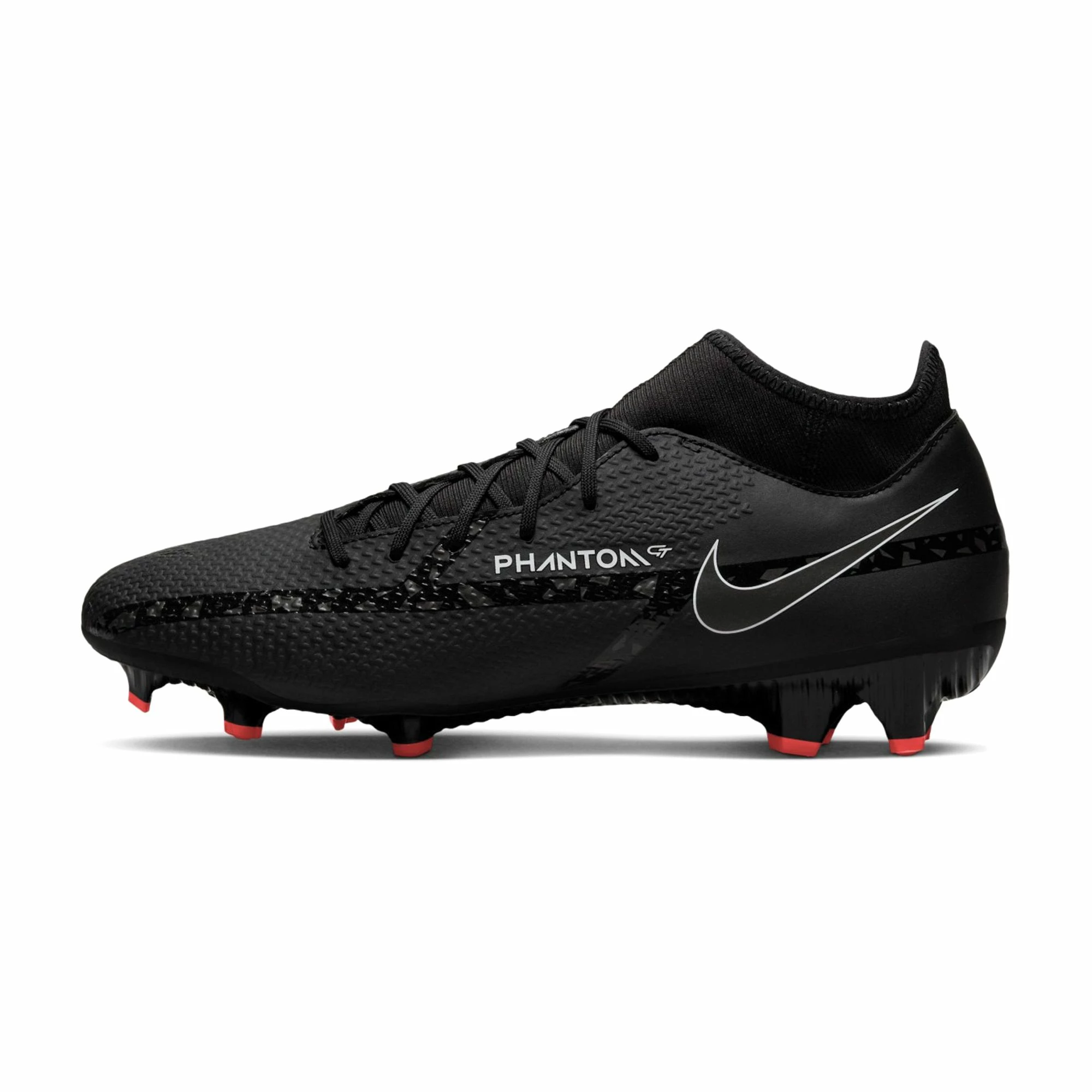 Nike Phantom GT2 Academy DF FG/MG Fußballschuhe Herren Schwarz - Rot 6 Nike Phantom GT2 Academy DF FG/MG Fußballschuhe Herren Schwarz - Rot – Bild 4