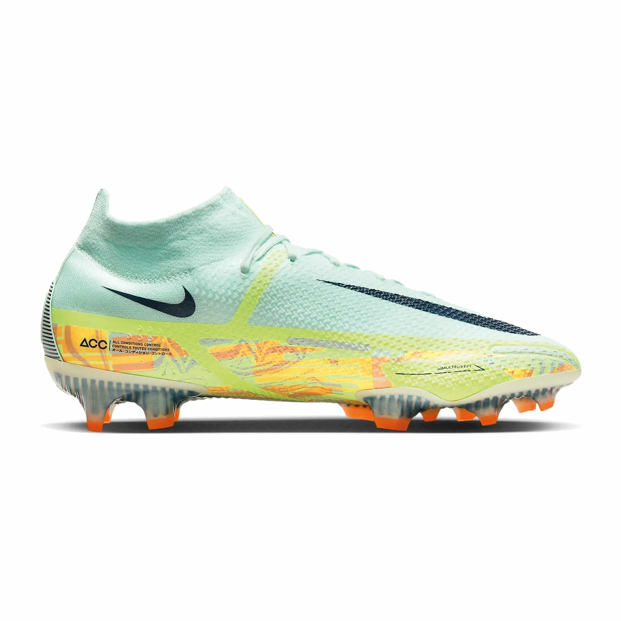 Nike Phantom GT2 DF Elite FG Fußballschuhe Herren Hellgrün - Gelb 4 Nike Phantom GT2 DF Elite FG Fußballschuhe Herren Hellgrün - Gelb – Bild 2