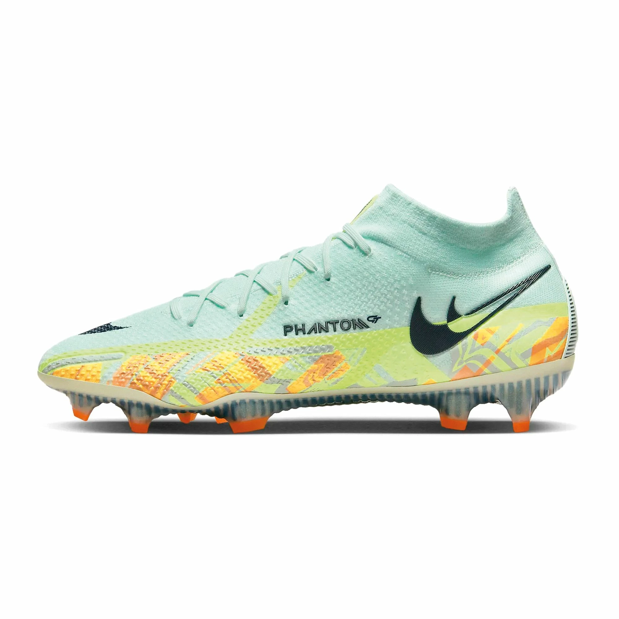 Nike Phantom GT2 DF Elite FG Fußballschuhe Herren Hellgrün - Gelb 6 Nike Phantom GT2 DF Elite FG Fußballschuhe Herren Hellgrün - Gelb – Bild 4