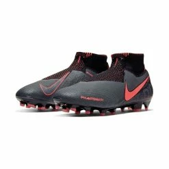 Nike Phantom Vision Elite FG Fußballschuhe Herren Grau - Schwarz - Orange