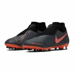 Nike Phantom Vision Pro Dynamic Fit FG Fußballschuhe Herren Grau - Schwarz - Orange
