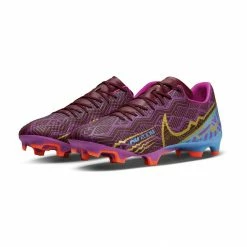 Nike Zoom Vapor 15 Academy FG/MG Fußballschuhe Herren Bordeaux Rot - Gold - Blau