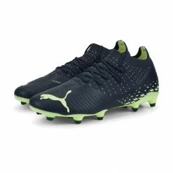 Puma Future 3.4 FG/AG Fußballschuhe Herren Dunkelblau - Lime Grün