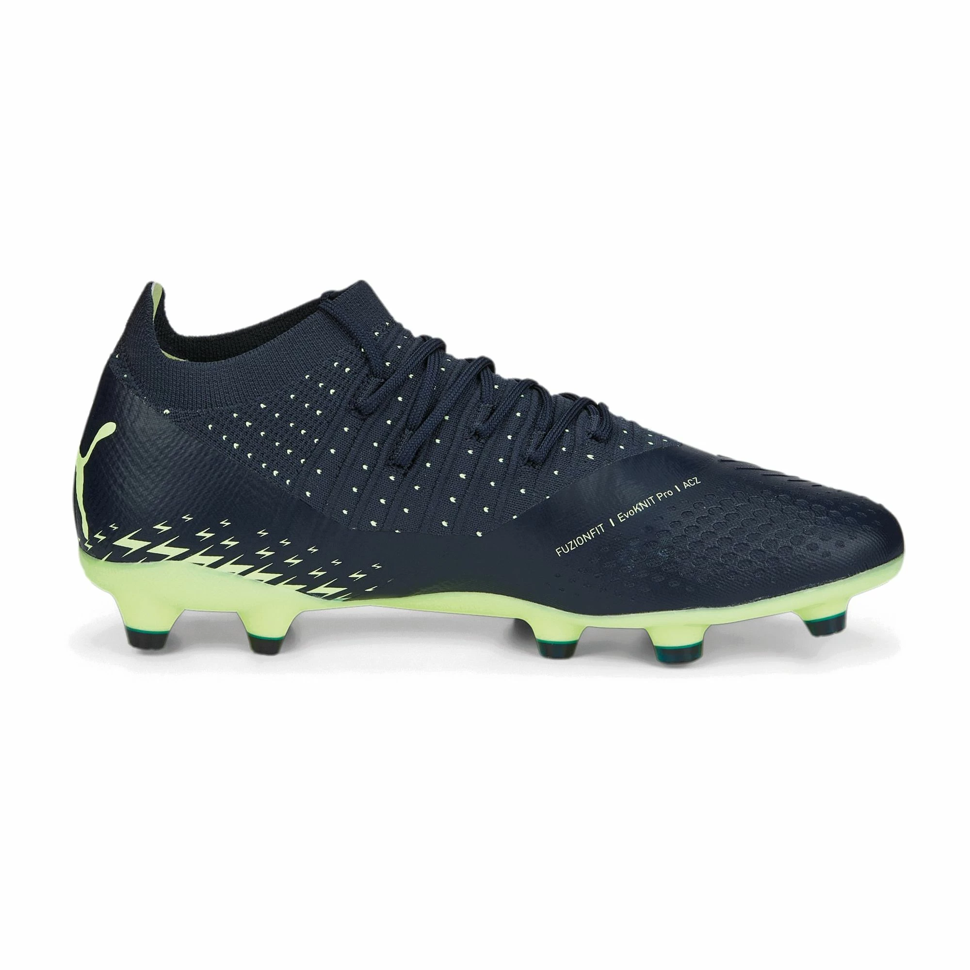 Puma Future 3.4 FG/AG Fußballschuhe Herren Dunkelblau - Lime Grün 5 Puma Future 3.4 FG/AG Fußballschuhe Herren Dunkelblau - Lime Grün – Bild 3
