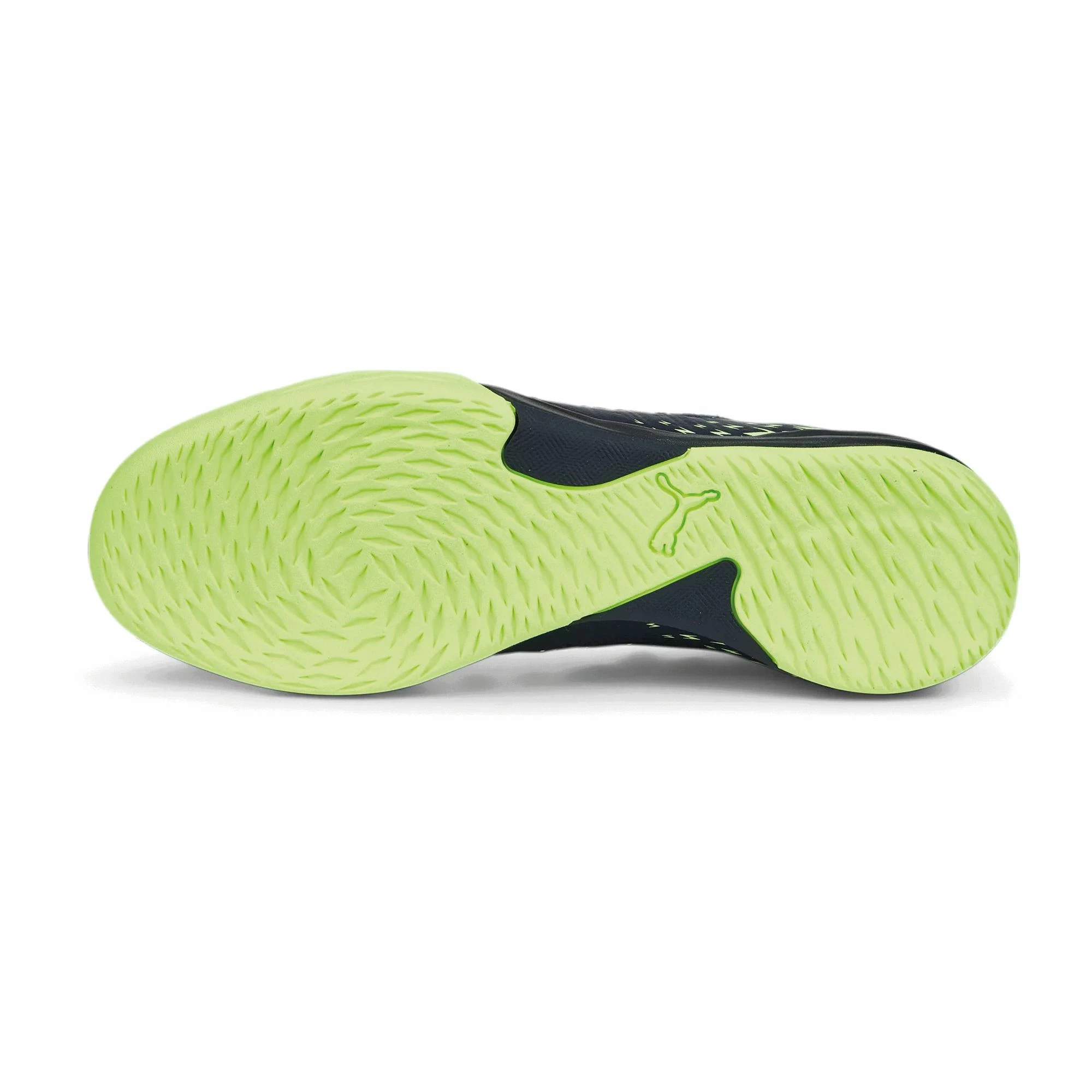 Puma Future 3.4 IT Hallenschuhe Herren Dunkelblau - Lime Grün – Bild 4