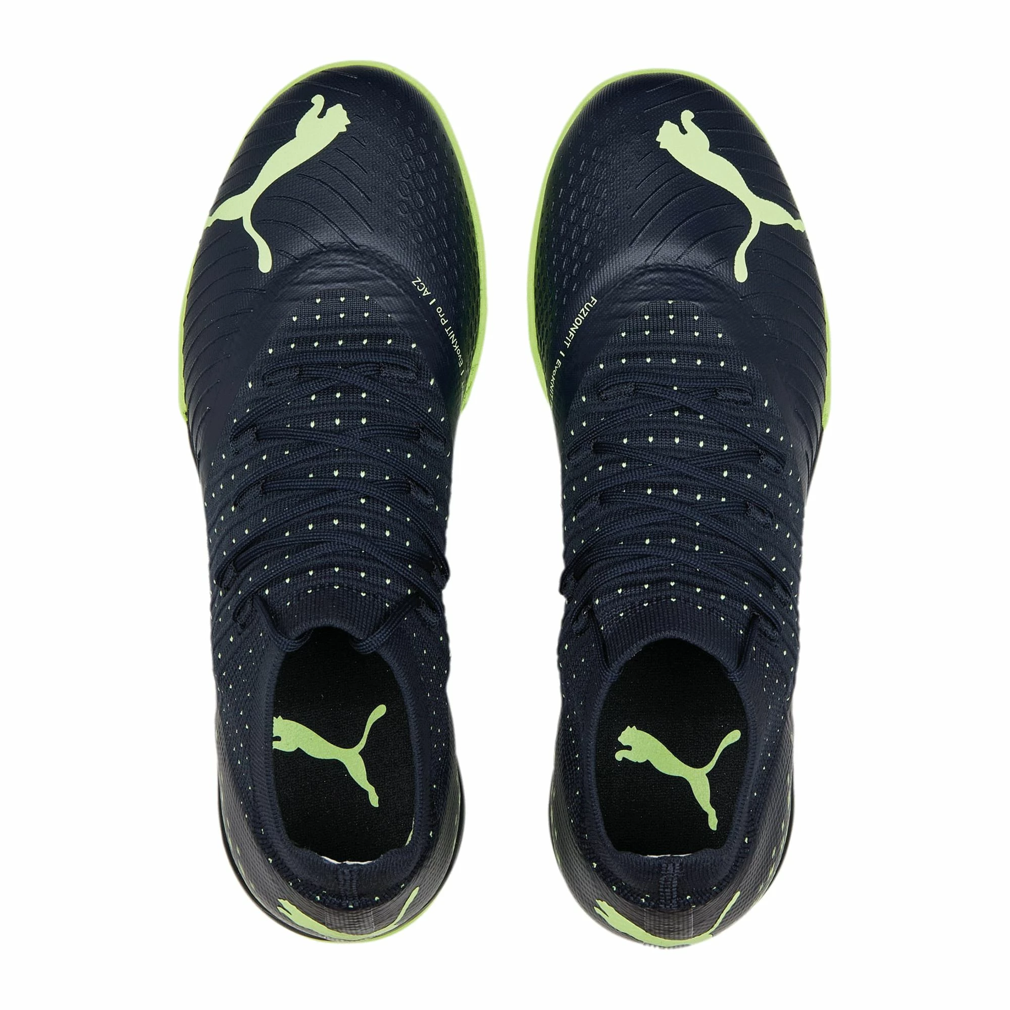 Puma Future 3.4 IT Hallenschuhe Herren Dunkelblau - Lime Grün – Bild 5