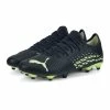 Puma Future 4.4 FG/AG Fußballschuhe Herren Dunkelblau - Lime Grün