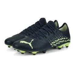 Puma Future 4.4 FG/AG Fußballschuhe Herren Dunkelblau - Lime Grün