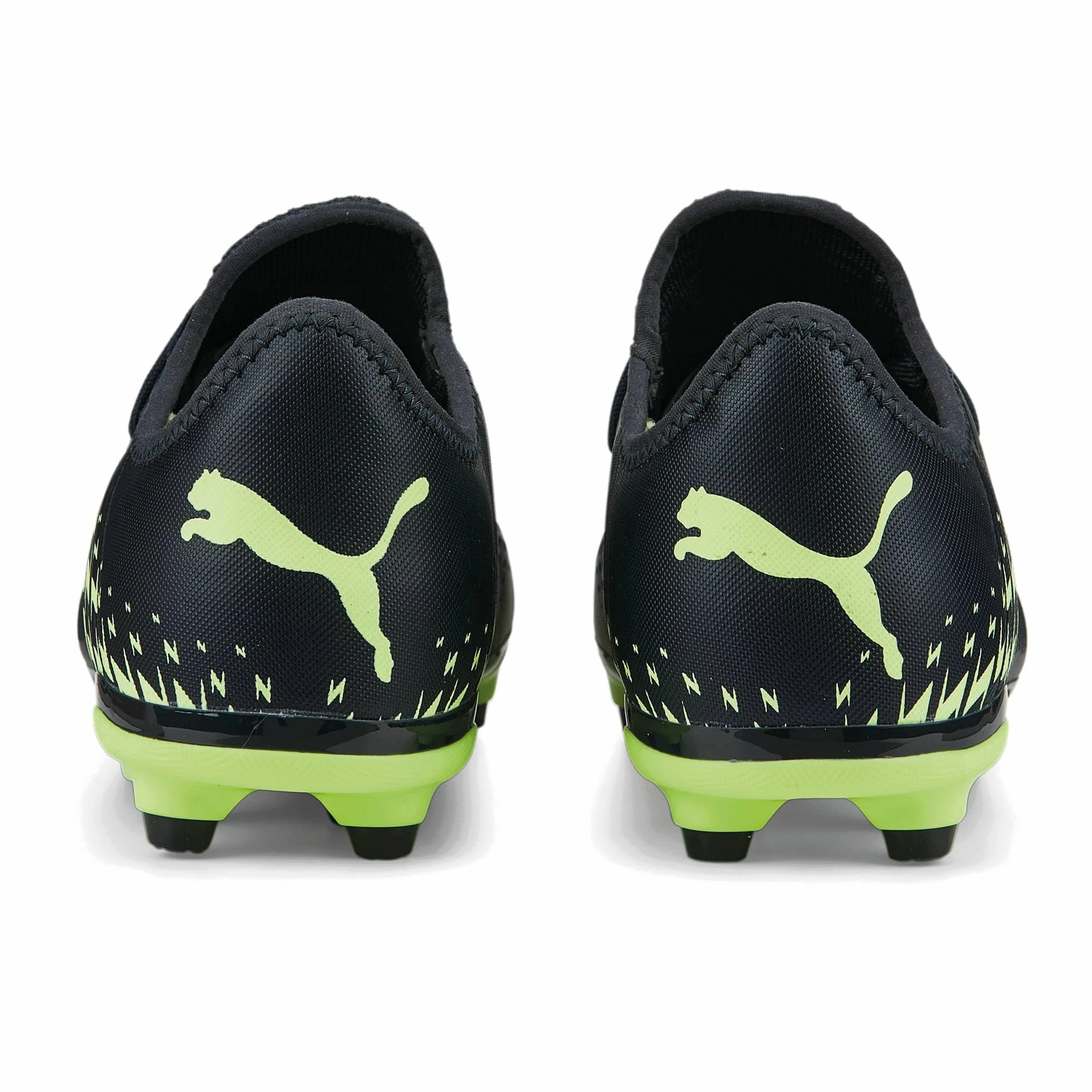 Puma Future 4.4 FG/AG Fußballschuhe Herren Dunkelblau - Lime Grün – Bild 6