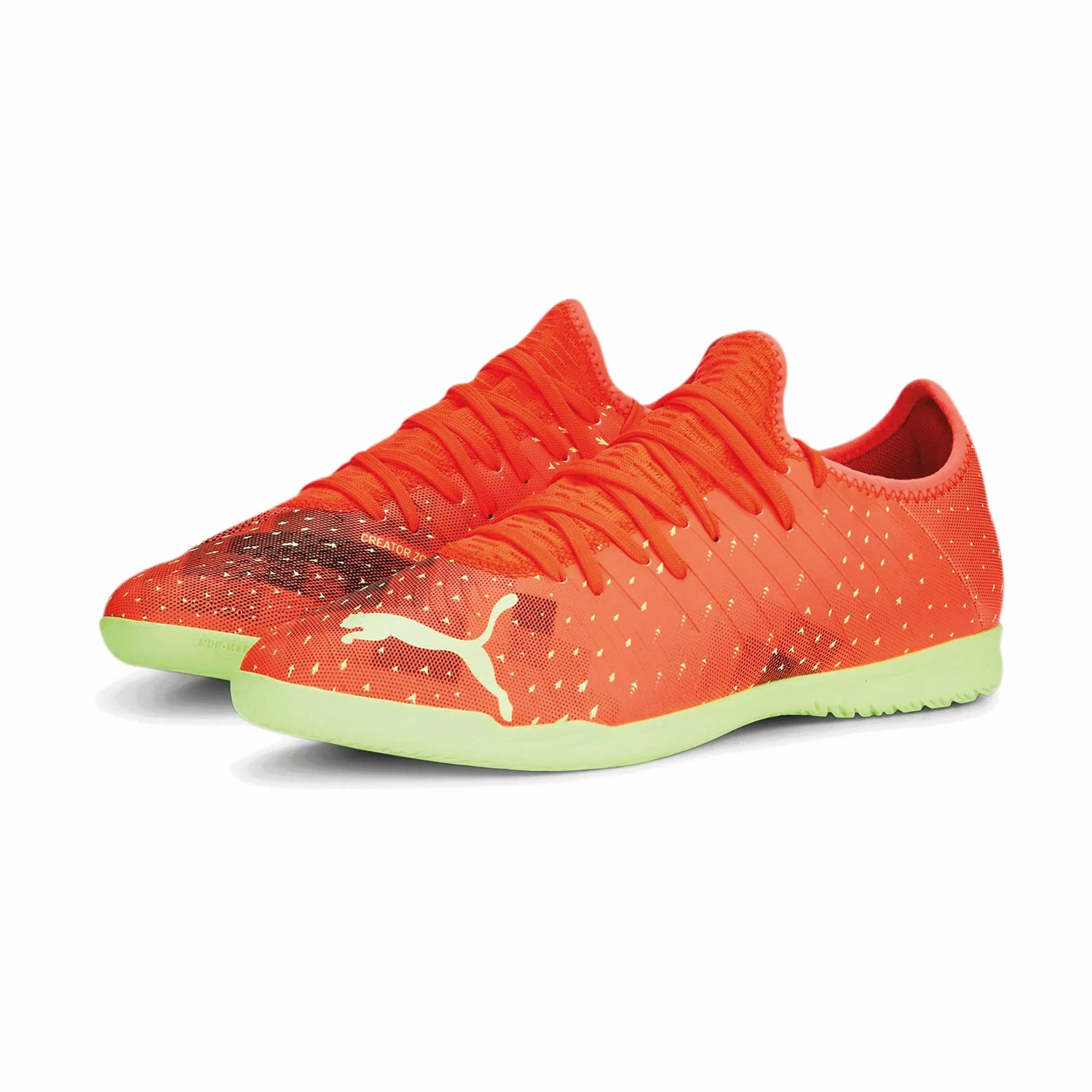 Puma Future 4.4 IT Indoor Fußballschuh Herren Orange - Limegrün