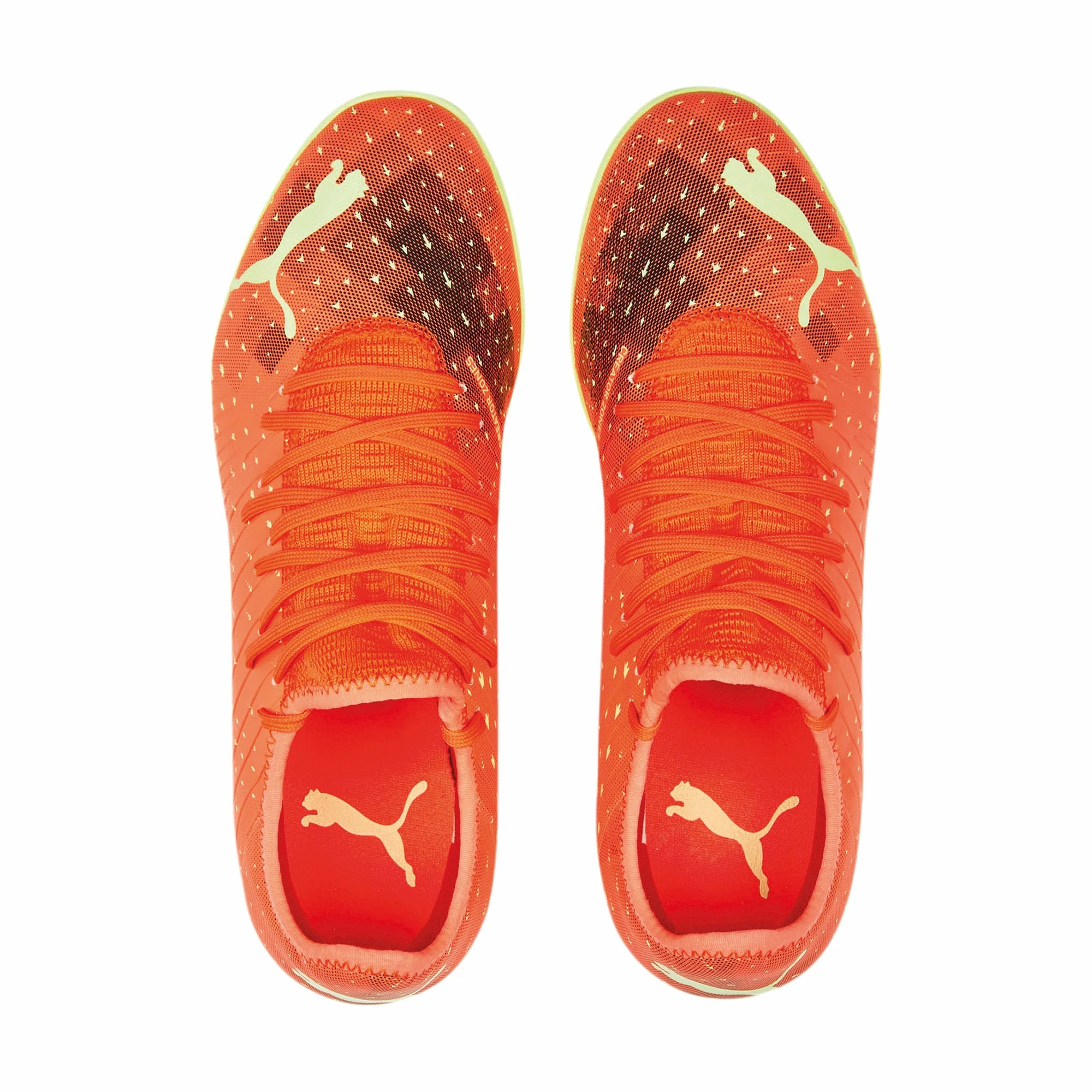 Puma Future 4.4 IT Indoor Fußballschuh Herren Orange - Limegrün – Bild 5