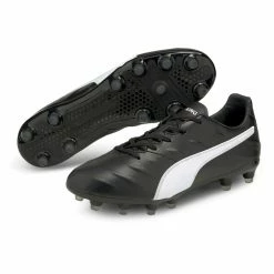 Puma King Pro 21 FG Fußballschuhe Herren Schwarz - Weiß