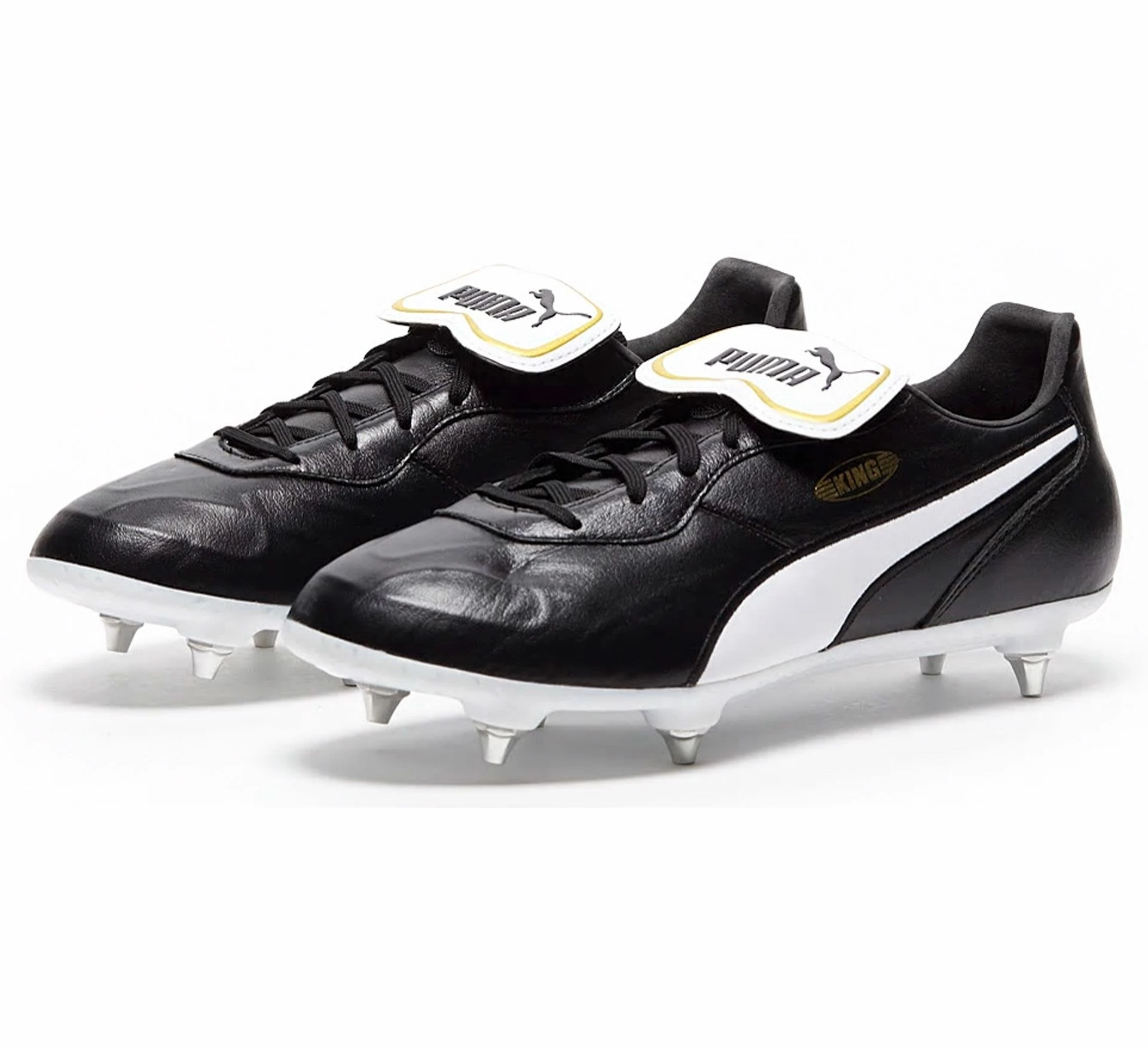 Puma King Top SG Schwarz - Weiß - Gold 4 Puma King Top SG Schwarz - Weiß - Gold – Bild 2