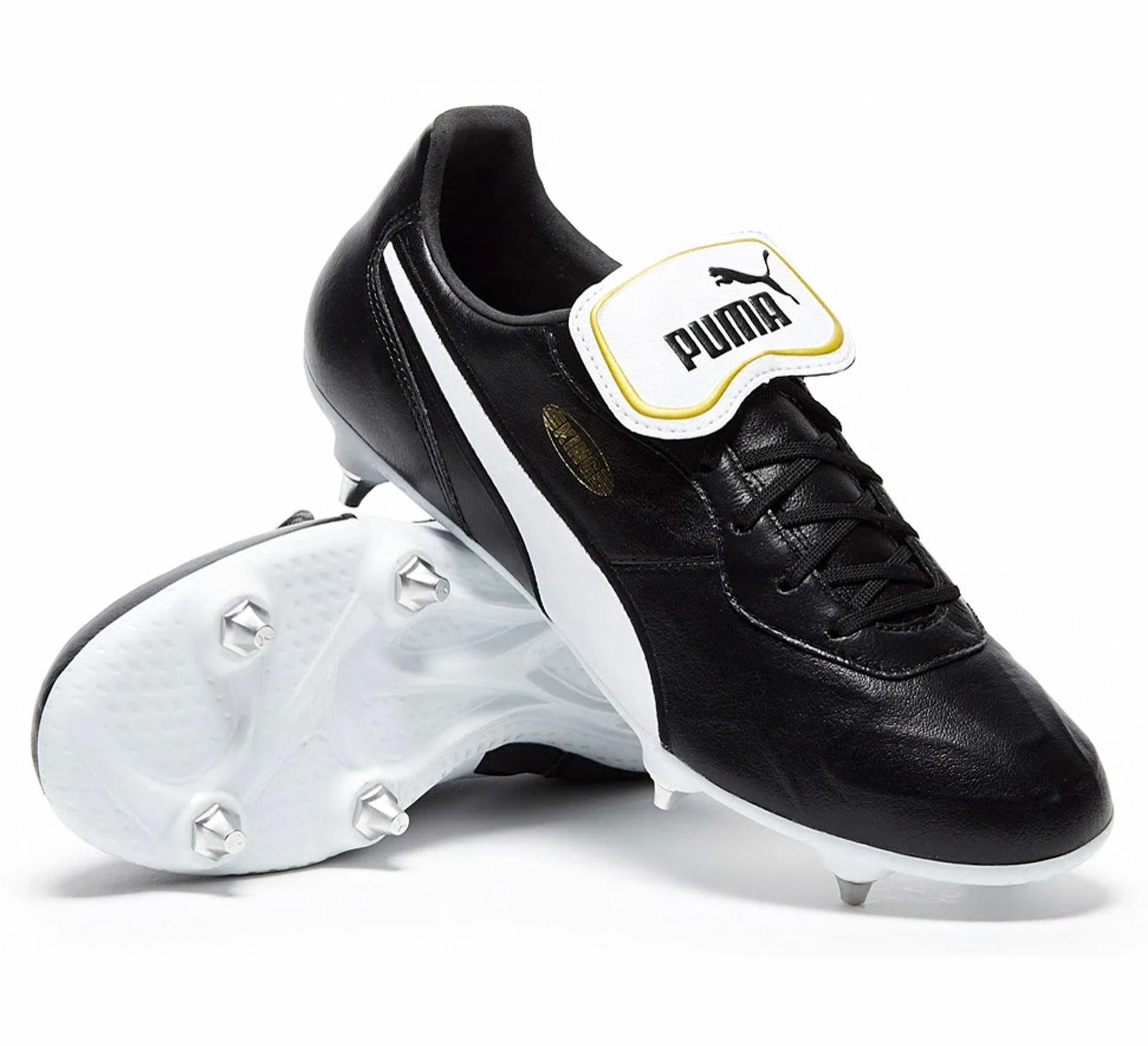 Puma King Top SG Schwarz - Weiß - Gold 5 Puma King Top SG Schwarz - Weiß - Gold – Bild 3