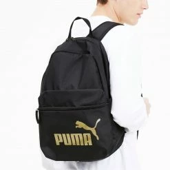 Puma Phase Rucksack Schwarz - Gold -PUMA-Shop Puma Phase Rugtas 4 2205240827