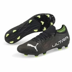 Puma Ultra 3.4 FG/AG Fußballschuhe Senior Schwarz - Weiß - Grün