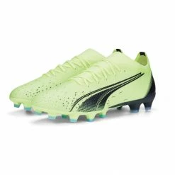 Puma Ultra Match FG/MG Fußballschuhe Senior Grün - Schwarz - Blau